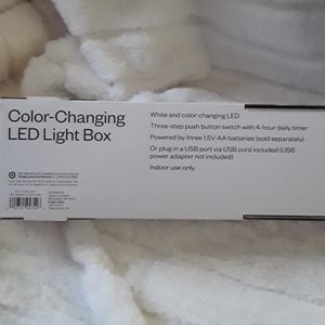 Room Essentials | Accents | Nwt Color Changing Light Box | Poshmark